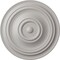 Ekena Millwork Traditional Ceiling Medallion (Fits Canopies up to 8 1/4"), 31 1/2"OD x 2 1/2"P, Ultra Pure White CM31TRUWF - alternate 1